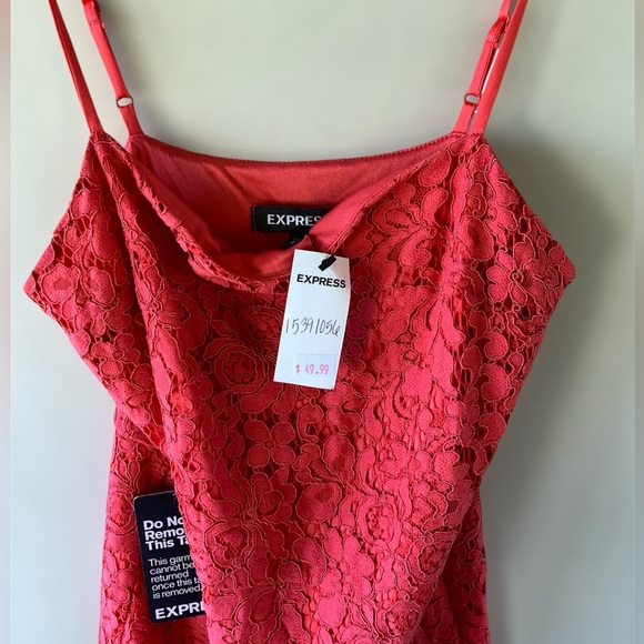 Express dress lace overlay size 0 NWT - Picture 3 of 8